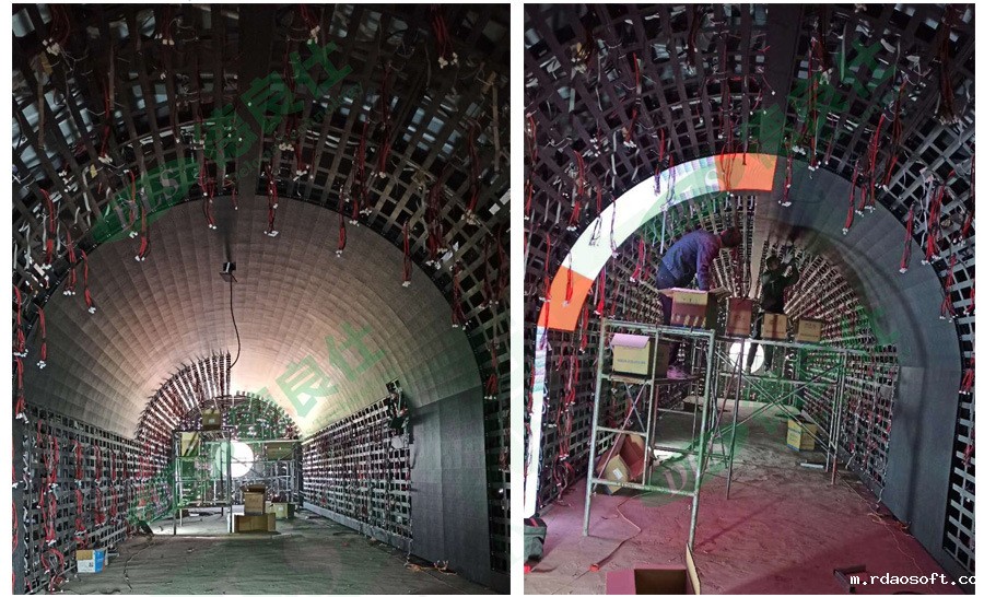 加拿大LED炫酷时光隧道显示屏(图5)