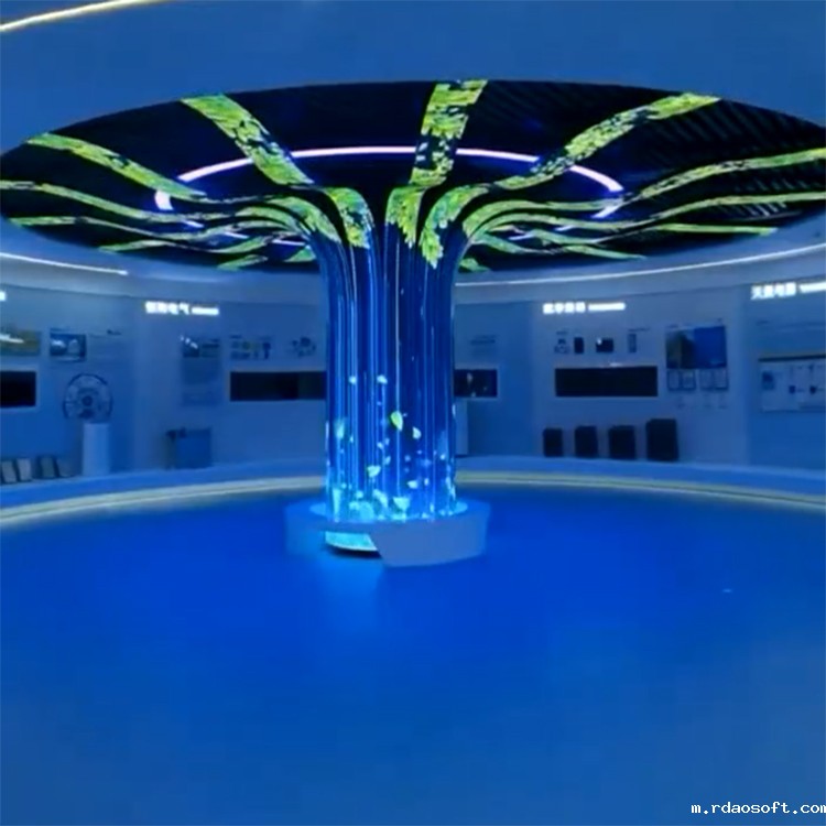 P3圆柱展览厅馆航天太空科技实验室LED异型屏