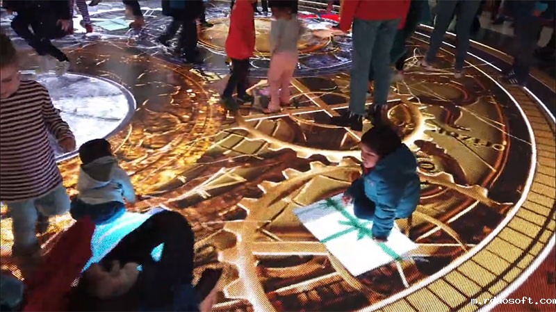 西班牙巴塞罗那复古风格商场圆形LED雷竞技推广码(图2)