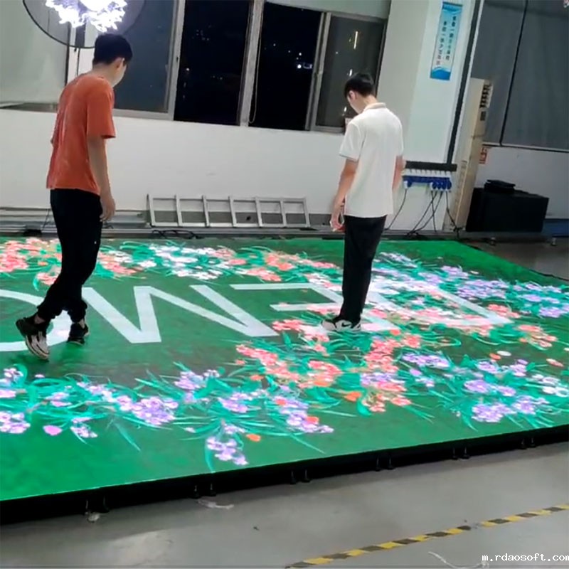 踩踏花开LED精美婚庆宴会雷竞技推广码