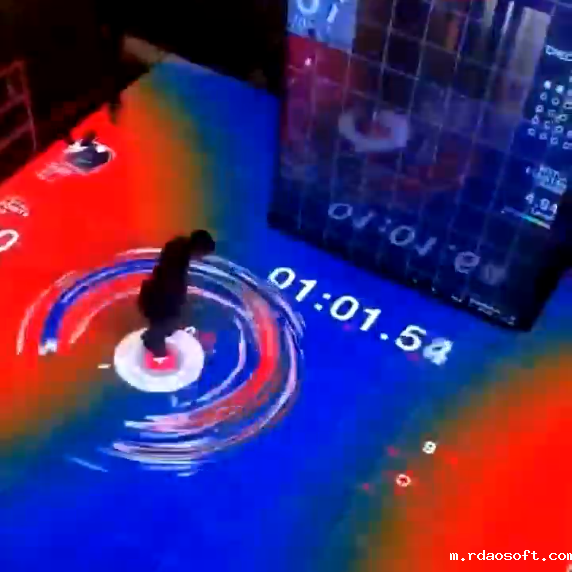 P6.25益智类数字游戏互动LED地面显示大屏幕