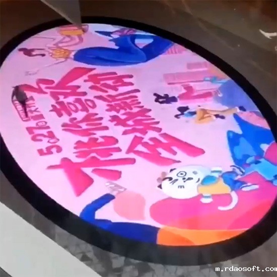 椭圆形儿童游乐场动漫LED雷竞技推广码(图1)